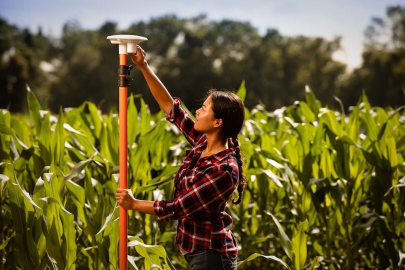 Arable's sustainable farming technology intends to reduce water usage and yield better crops.