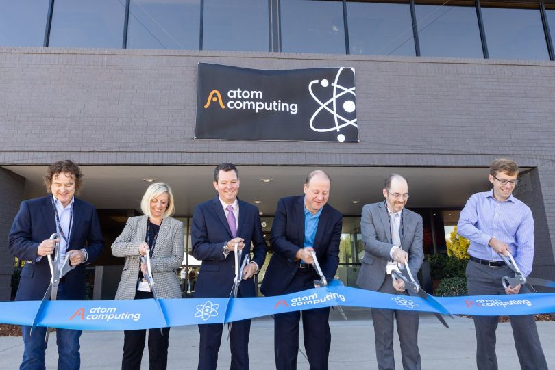 Atom Computing’s ribbon-cutting event for its new Boulder facility