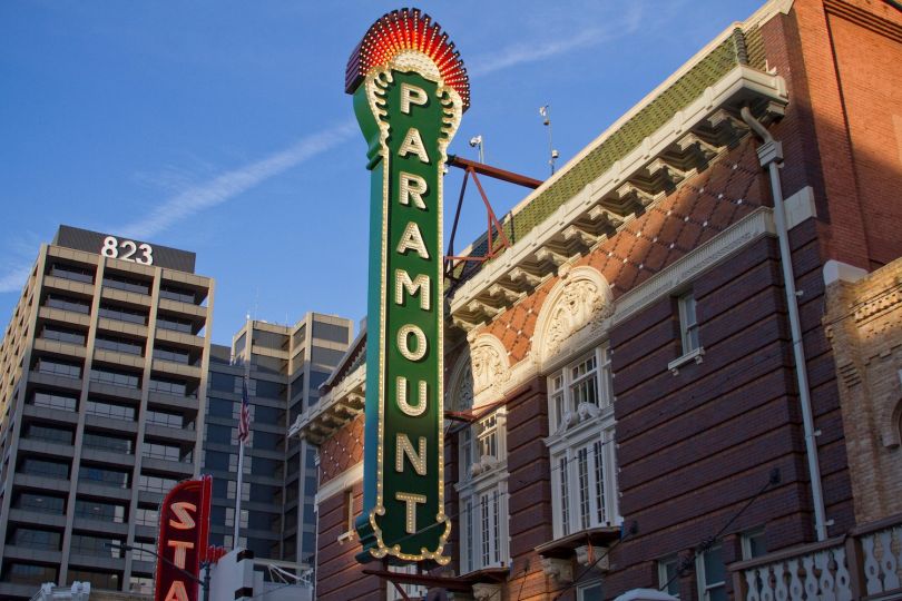 A photo of the Paramount Theater in Austin