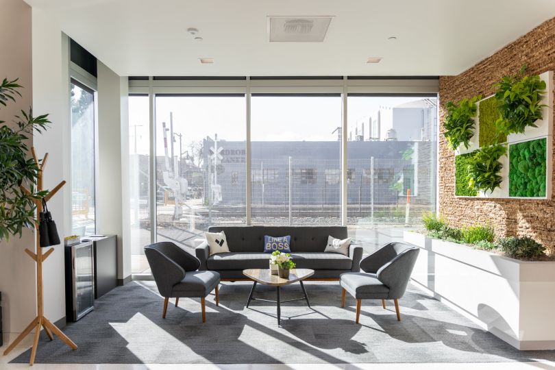 Picture of a foyer in Verkada's Austin, Texas offices