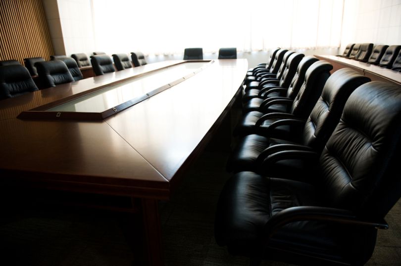 Empty board room
