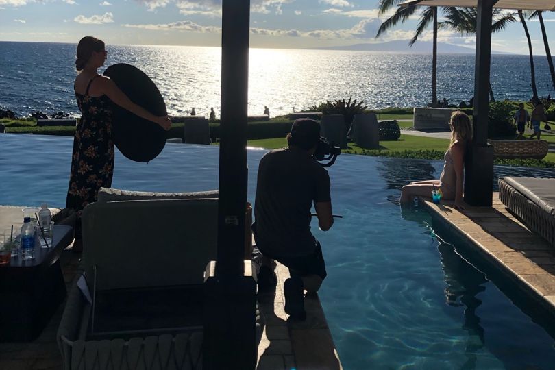 BCV team members conducting a photoshoot