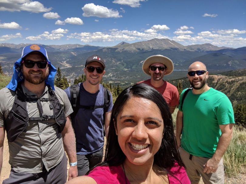 BRD team on hike
