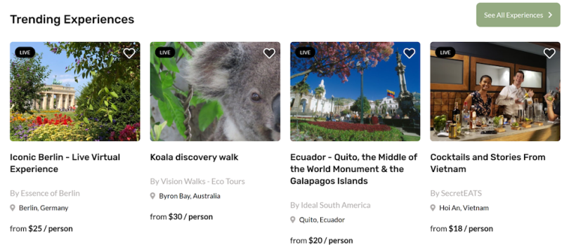 Beeyonder allows users to travel the world from home