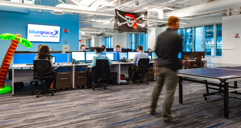 BlueGrace Logistics' new office