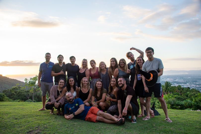 A photo of the Blueboard team offsite.
