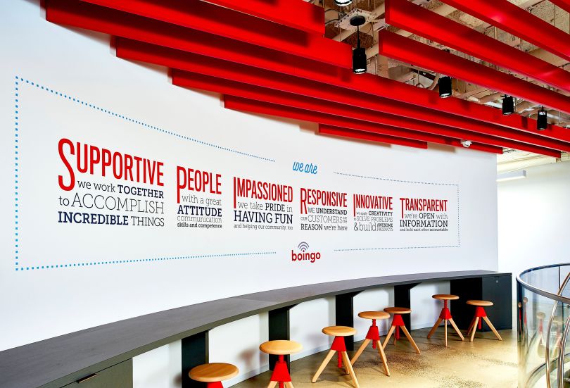 A photo of the Boingo Wireless offices. 