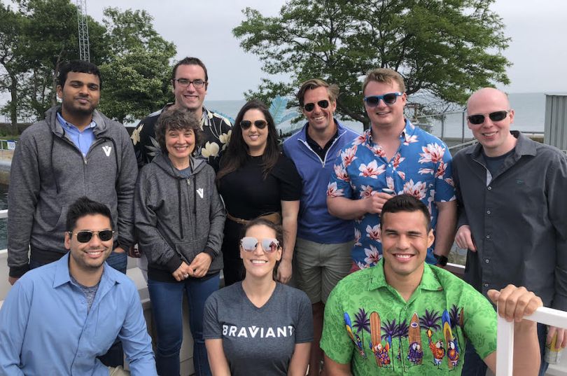 Braviant Holdings team in outdoor event
