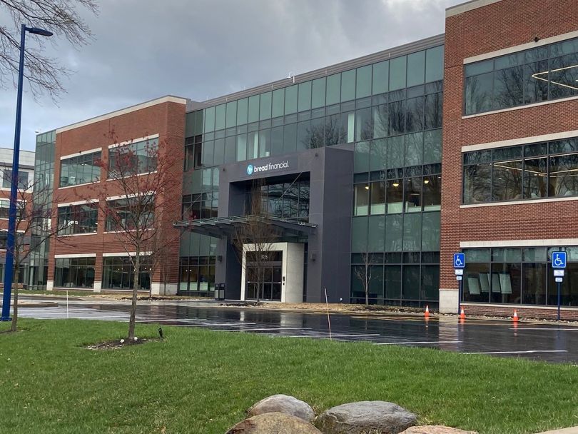 Outside of Bread Financial office building