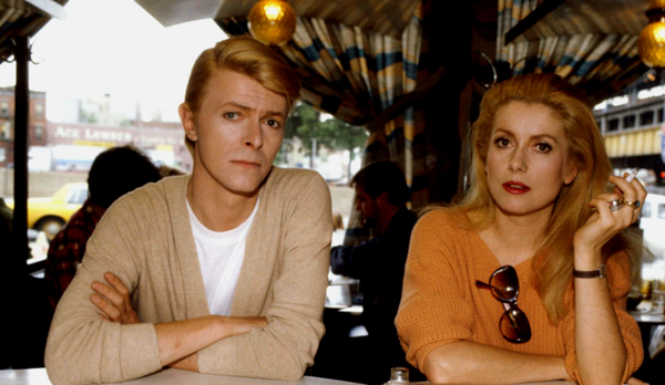 Amazing Historical Photo of David Bowie with Catherine Deneuve in 1982