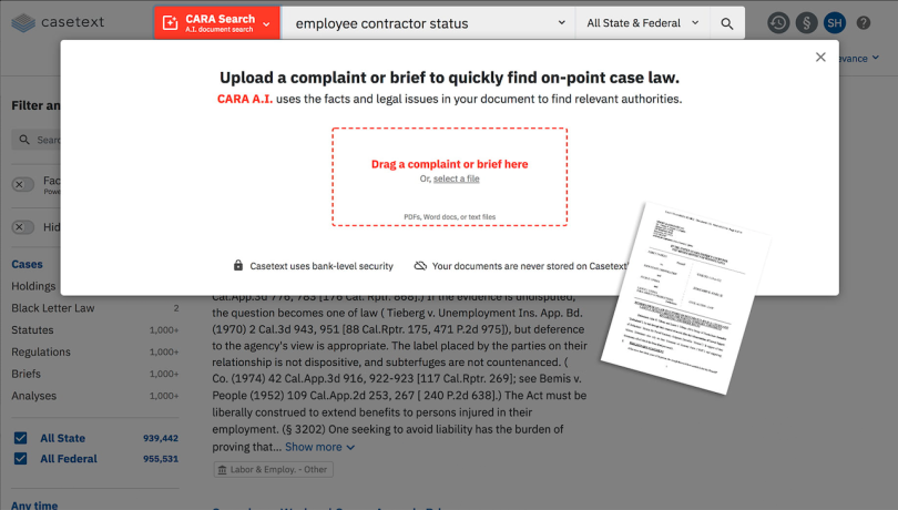 The CARA AI tool