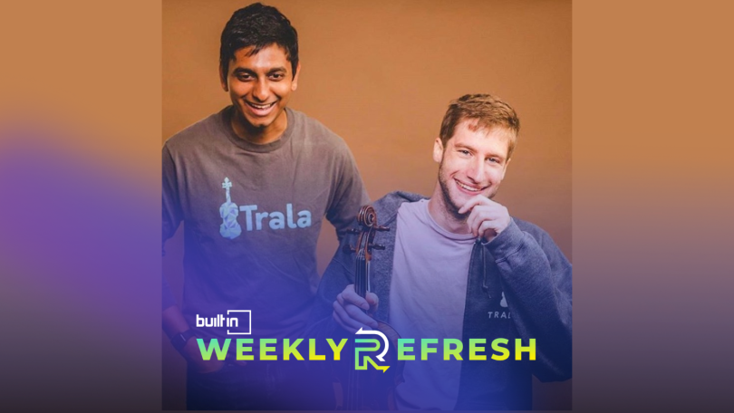 Trala co-founders post for a photo together.