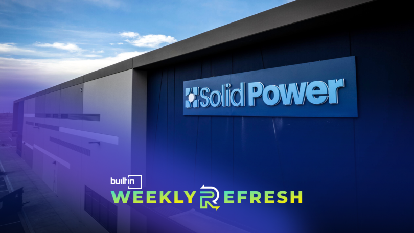 The exterior of Solid Power's facility.