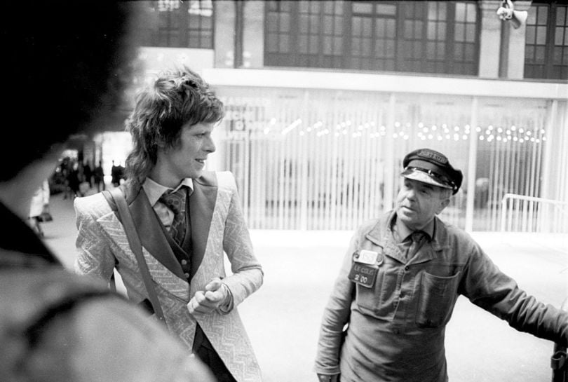 Stunning Image of David Bowie and Joe Stevens in 1973