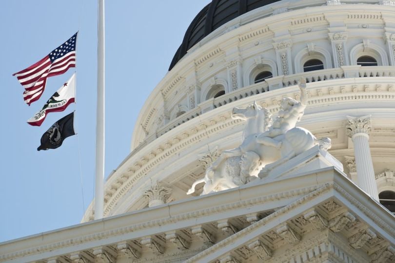 The California Capitol building