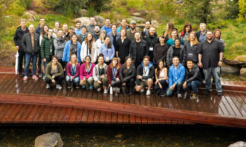 A photo of the Calm team in 2019.