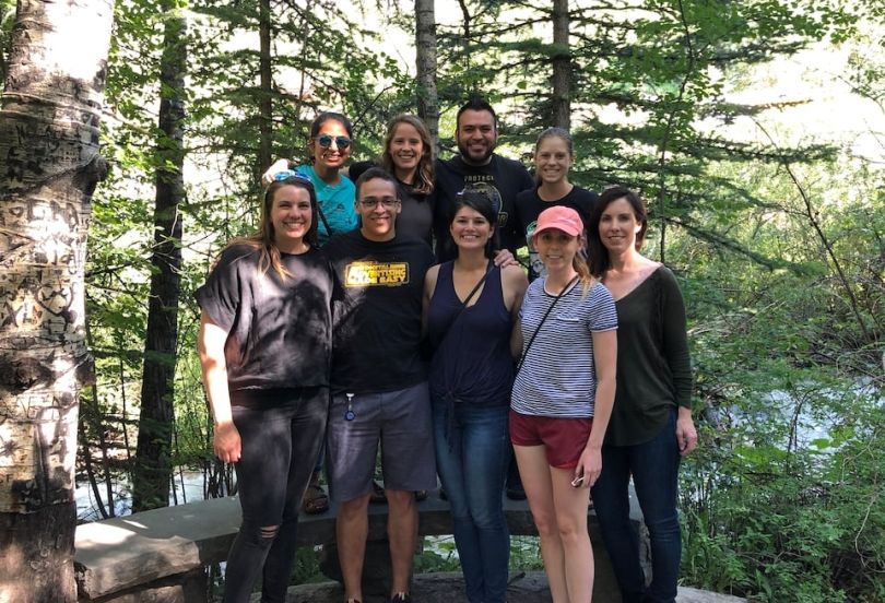Choozle team outdoors