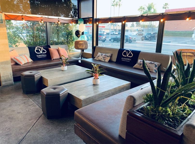 Sitting area in the Cloudvirga office