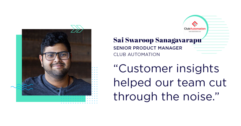 Sai Swaroop Sanagavarapu of Club Automation in Chicago