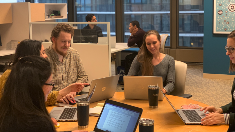 Codifyd team working at a table