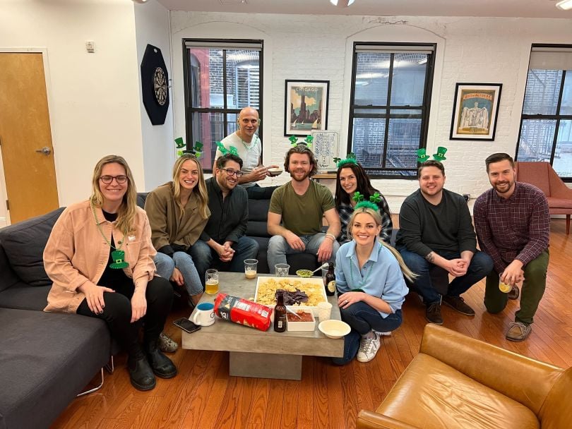 A group of CompStak employees during a team outing.