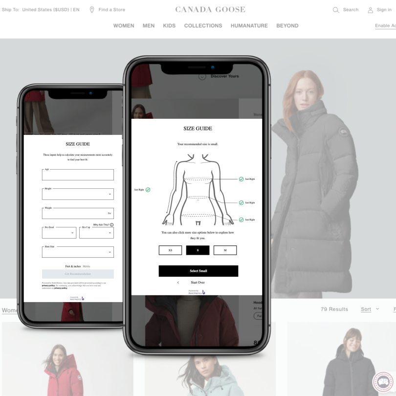 Canada Goose Bold Metrics product example