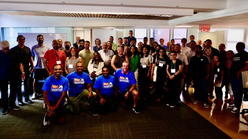 Abacus Insights’ team poses for a group photo. 