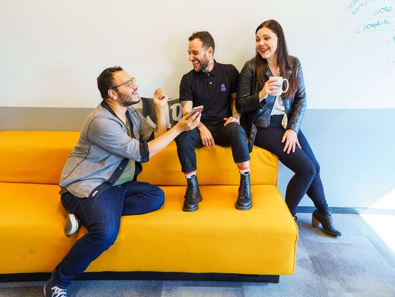 The INTO publication team at Grindr