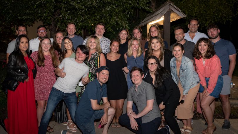 Marcel Digital team members gathered at a fun outing.