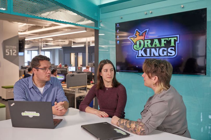 DraftKings team working