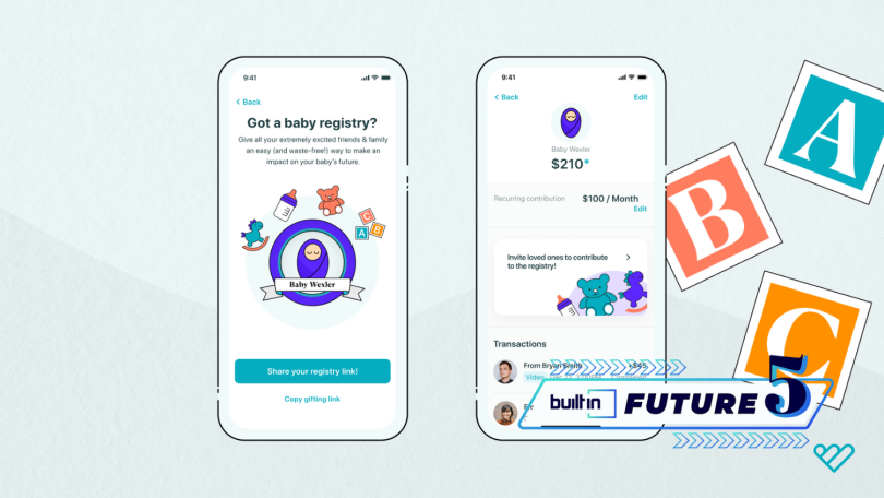 eaEarlyBird lets parents open custodian account for their new born where they can make recurring contributions that are then invested into portfolios. 