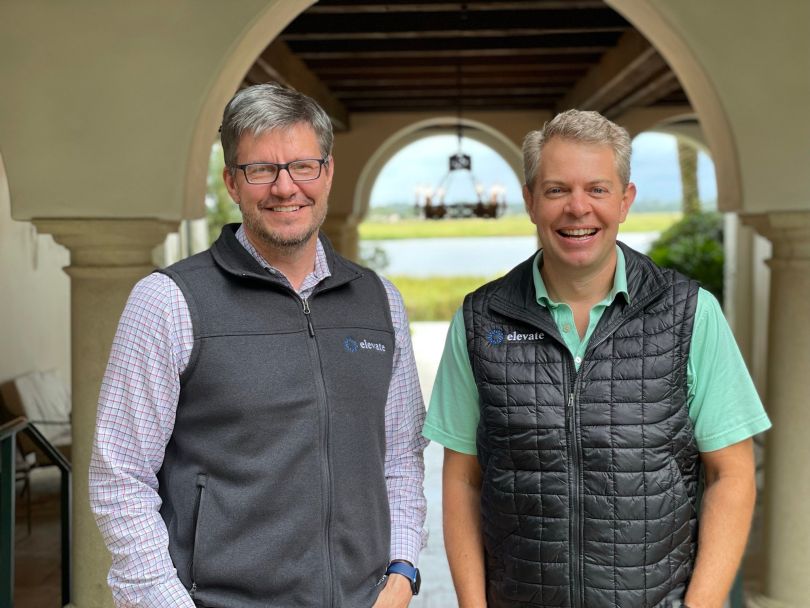 Elevate co-founders Brian Strom and Brian Cosgray