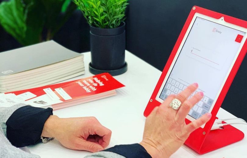 Envoy enables contactless sign-in for employees and their guests.