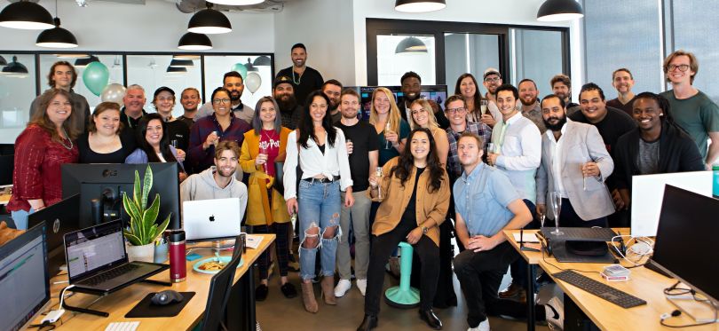 RealWorks Lab team photo in the office