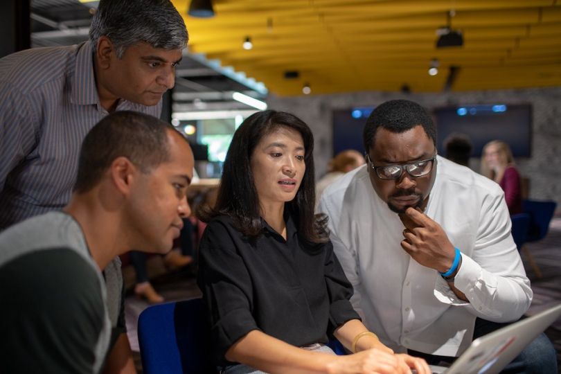Expedia Group team working with JavaScript