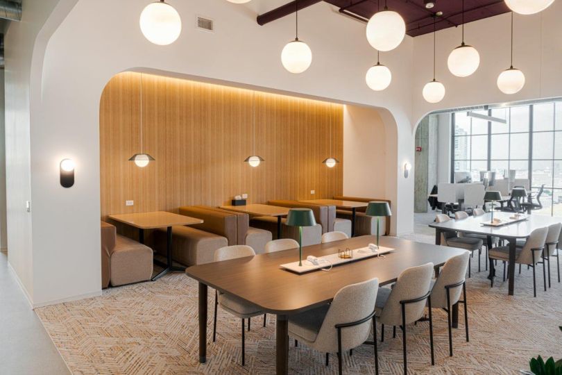 An interior photo of Fetch's Chicago office is pictured.