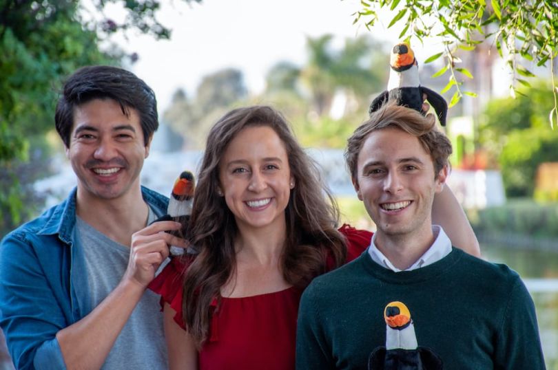 Toucan’s browser extension exchanges a few english words on a webpage with words from another language.