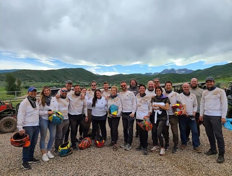 Fyllo team photo outside