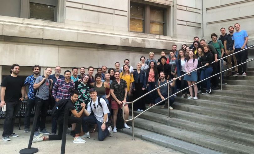 G2 Crowd's team in outdoor company photo