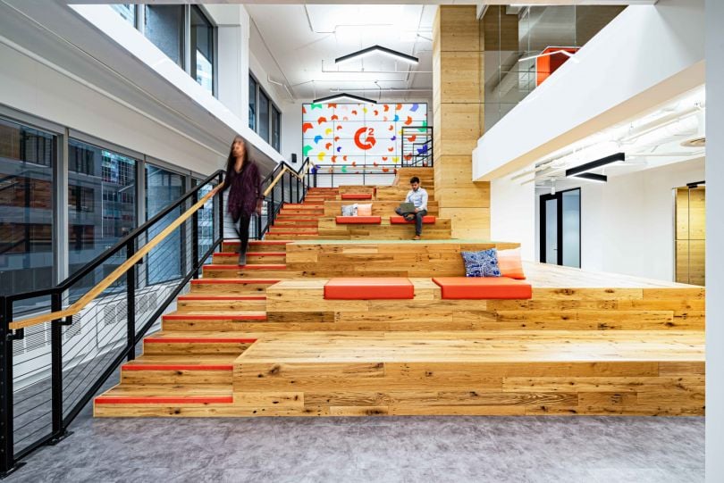 G2 Office Wooden Staircase