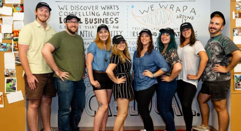 GoDaddy team in group photo