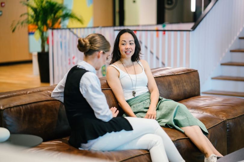 two women during engineering one-on-one