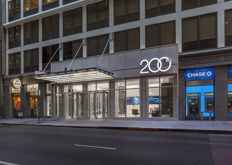 Outside entrance of Halo Investing office building
