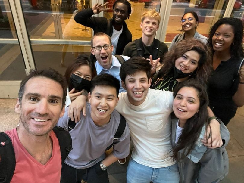Healthee team members taking a selfie