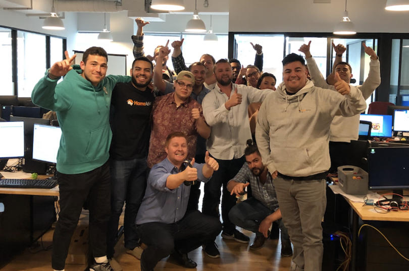 HomeAdvisor team taking group photo