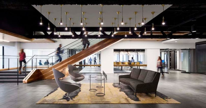Staircase at IMC Trading