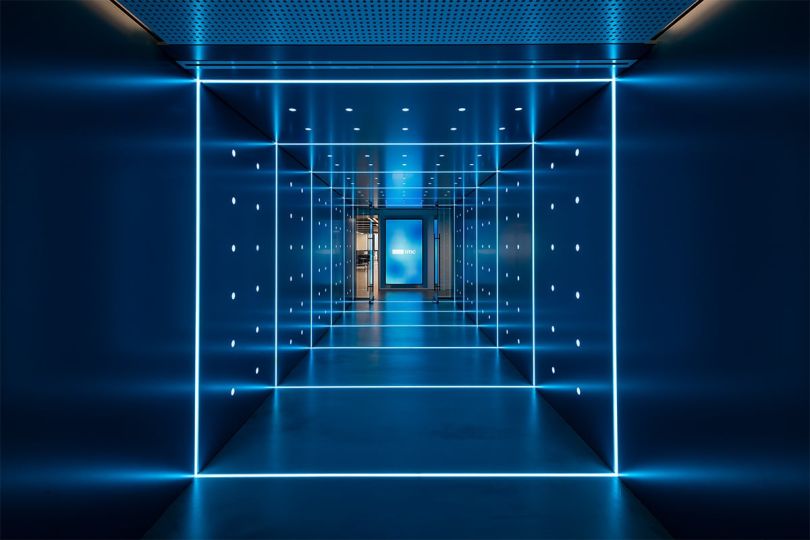 Hallway inside of IMC Trading office