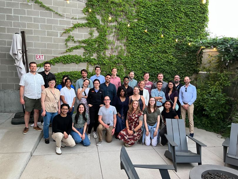 The SonderMind team smiles for a group photo. 