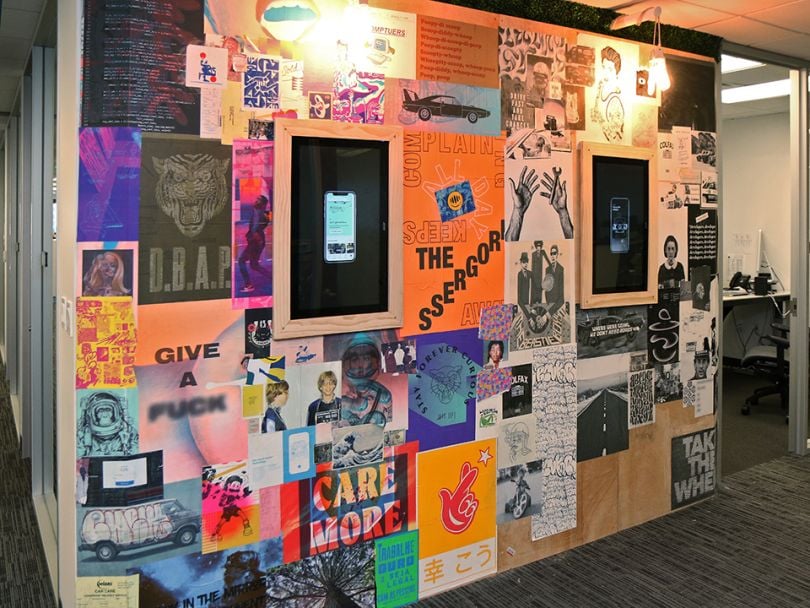 Wall art at Blinker