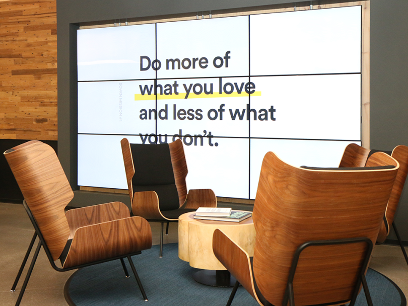 Sovrn office lounging area
